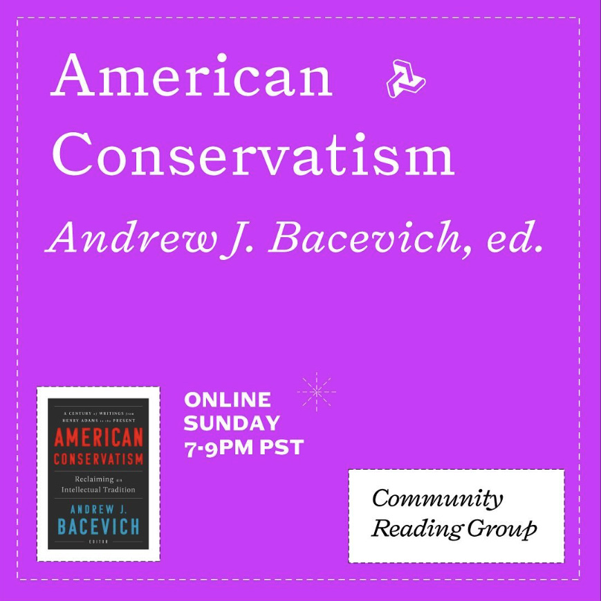 American Conservatism flyer