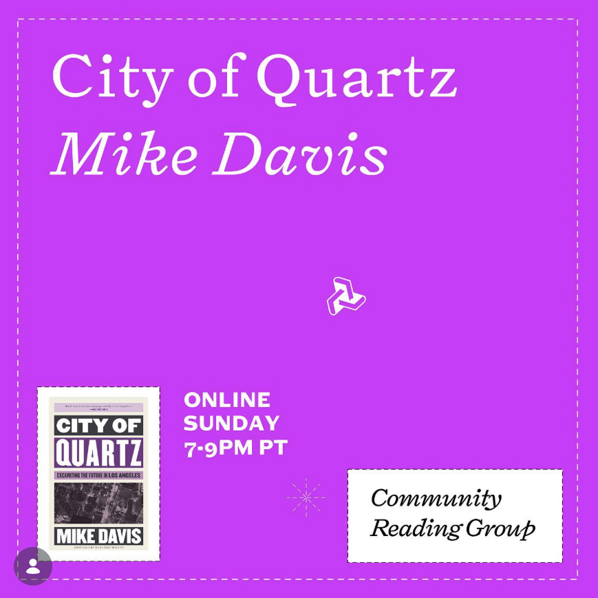 City of Quartz flyer
