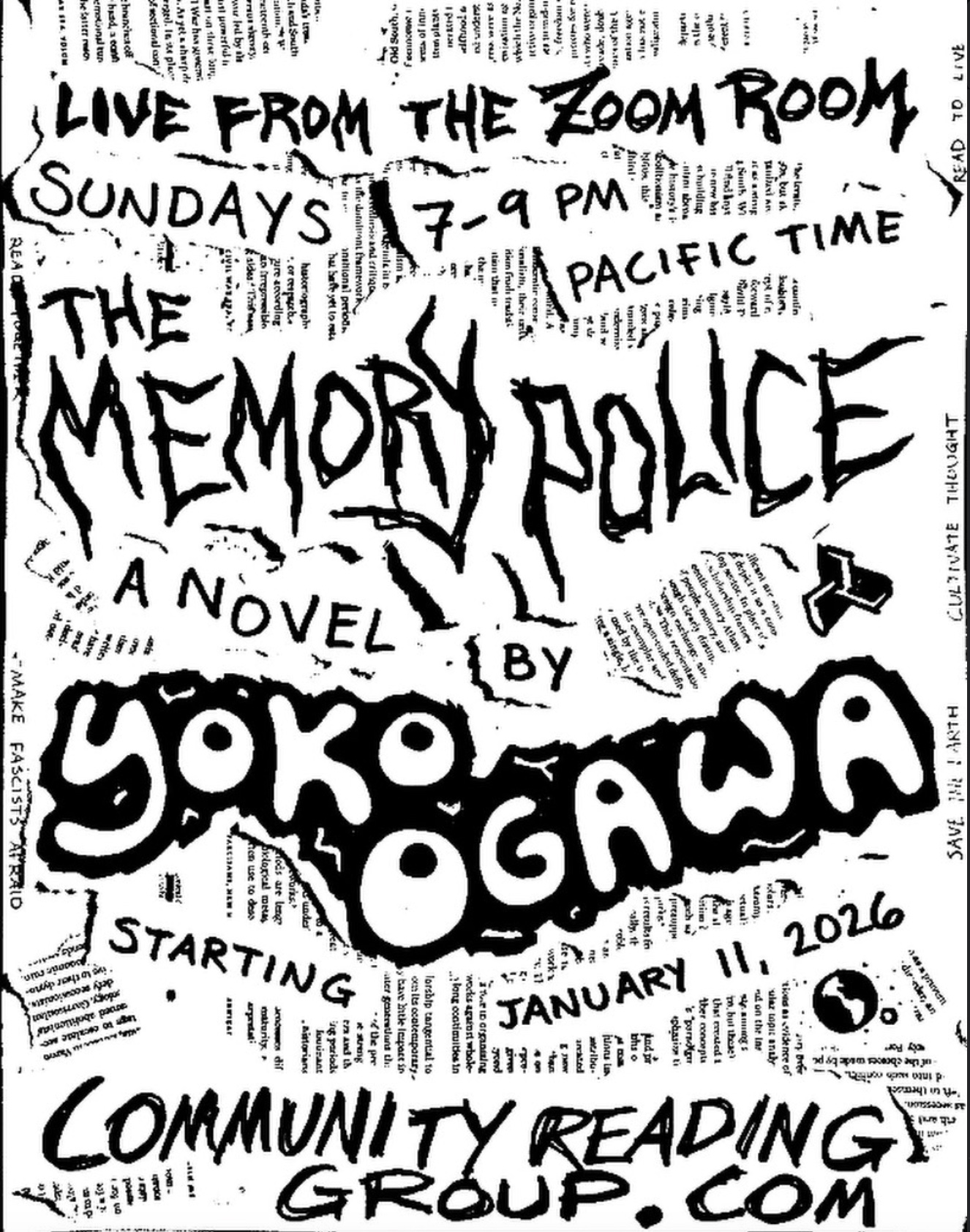 The Memory Police flyer